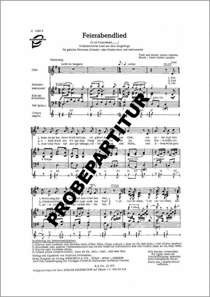 Feierabendlied